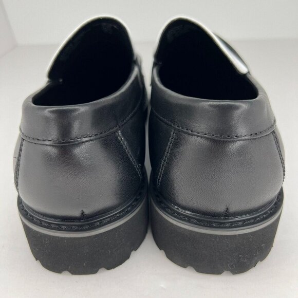 INC Mens Black 168756MN Vance Leather Penny Casual Slip-On Size 10M Loafer - Picture 5 of 10